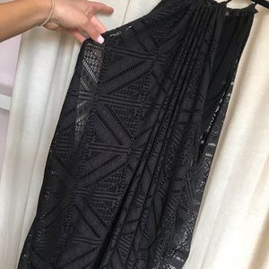 ASTR Black lace dress